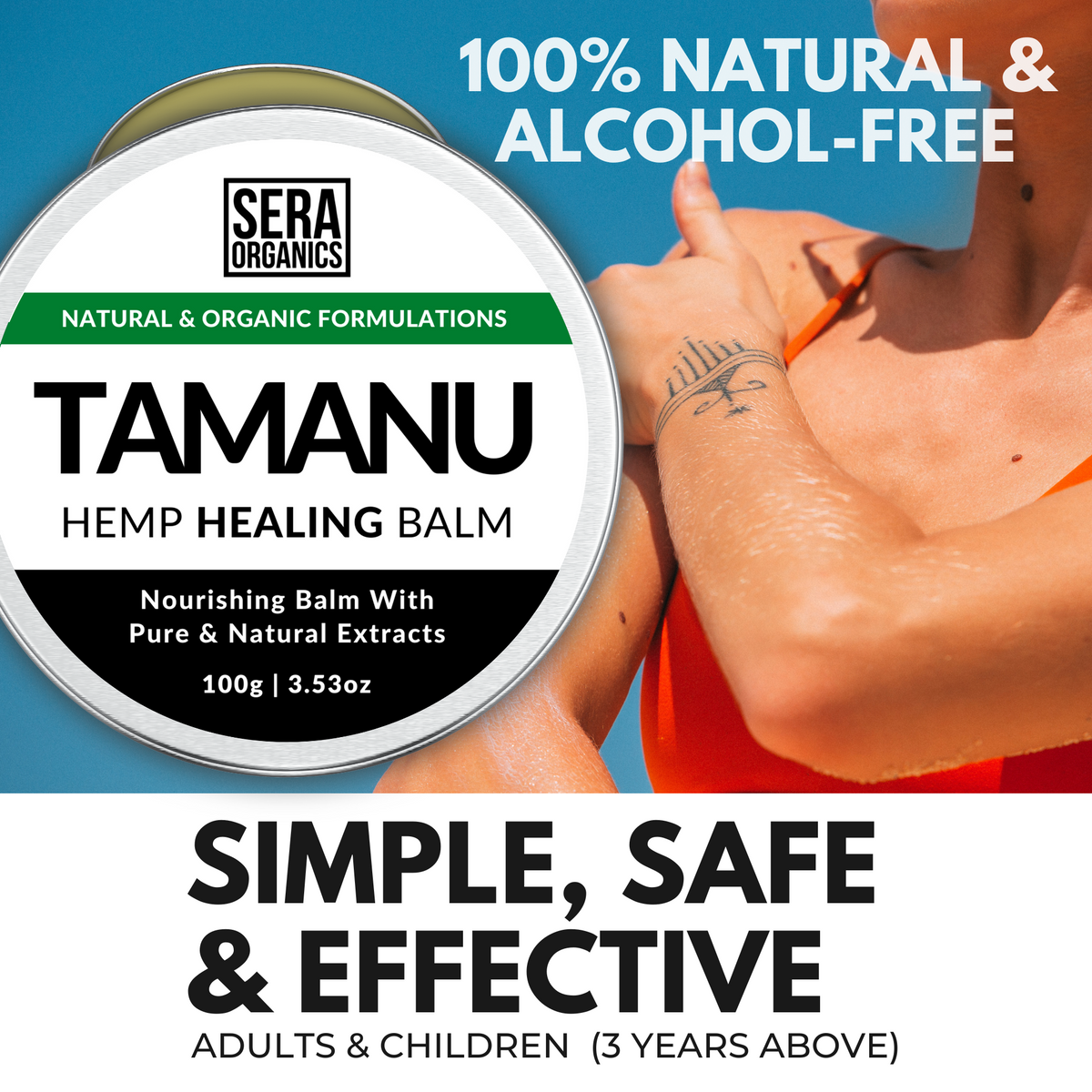 Tamanu & Hemp Skin Relief Cream